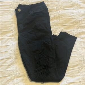 Women's Black Distressed Jeggings - American Eagle